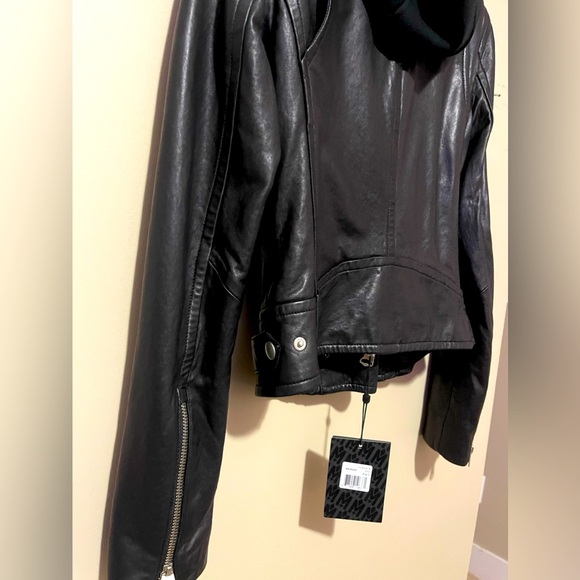 NWT Mackage Yoana XXS Black Leather Jacket - Picture 6 of 8